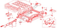 VORNE SITZKOMPONENTEN (R.)(ELEKTR. SITZVERSTELLER) für Honda ACCORD 2.4 EXECUTIVE 4 Türen 6 gang-Schaltgetriebe 2007