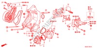 WASSERPUMPE(2.4L) für Honda ACCORD 2.4 EXECUTIVE-E 4 Türen 6 gang-Schaltgetriebe 2007