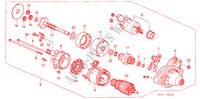 ANLASSER(DENSO) für Honda ACCORD TOURER 2.0 COMFORT 5 Türen 5 gang-Schaltgetriebe 2005