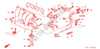 ANSAUGKRUEMMER für Honda ACCORD TOURER 2.0 COMFORT 5 Türen 5 gang-Schaltgetriebe 2005