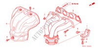 AUSPUFFKRUEMMER(2.4L) für Honda ACCORD TOURER 2.4 TYPE S 5 Türen 5 gang automatikgetriebe 2003