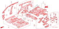 BODEN/INNENBLECHE für Honda ACCORD TOURER 2.0 COMFORT 5 Türen 5 gang-Schaltgetriebe 2005