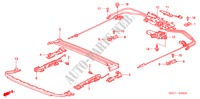 DACHGLEITTEILE für Honda ACCORD TOURER 2.0 COMFORT 5 Türen 5 gang-Schaltgetriebe 2003