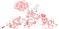 EGR STEUERVENTIL(DIESEL) für Honda ACCORD TOURER 2.2 EXECUTIVE 5 Türen 5 gang-Schaltgetriebe 2004