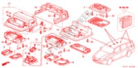 INNENLEUCHTE für Honda ACCORD TOURER 2.0 COMFORT 5 Türen 5 gang-Schaltgetriebe 2005