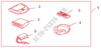 IVES IM FZ. INTEGR. UNTERH. SYSTEM für Honda ACCORD TOURER 2.0 COMFORT 5 Türen 5 gang-Schaltgetriebe 2005