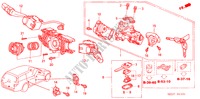 KOMBISCHALTER(RH) für Honda ACCORD TOURER 2.4 TYPE S 5 Türen 6 gang-Schaltgetriebe 2003