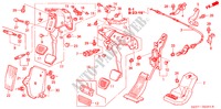 PEDAL(RH) für Honda ACCORD TOURER 2.4 TYPE S 5 Türen 6 gang-Schaltgetriebe 2004