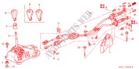 SCHALTHEBEL(LH) für Honda ACCORD TOURER 2.0 COMFORT 5 Türen 5 gang-Schaltgetriebe 2005