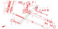 SERVOLENKGETRIEBE BAUTEILE(RH) für Honda ACCORD TOURER 2.0 EXECUTIVE 5 Türen 5 gang-Schaltgetriebe 2003