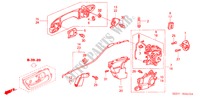 TUERSCHLOSS, HINTEN/AEUSSERER GRIFF für Honda ACCORD TOURER 2.0 COMFORT 5 Türen 5 gang-Schaltgetriebe 2005