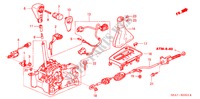 WAHLHEBEL(RH) für Honda ACCORD TOURER 2.0 COMFORT 5 Türen 5 gang automatikgetriebe 2005