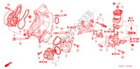 WASSERPUMPE(2.0L) für Honda ACCORD TOURER 2.0 COMFORT 5 Türen 5 gang-Schaltgetriebe 2005