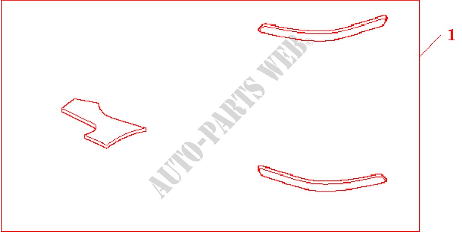 SCHUTZLEISTEN für Honda ACCORD TOURER 2.4 TYPE S 5 Türen 6 gang-Schaltgetriebe 2003