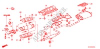 AUSPUFFROHR(DIESEL) für Honda ACCORD TOURER 2.2 SPORT 5 Türen 6 gang-Schaltgetriebe 2007
