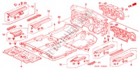 BODENMATTE für Honda ACCORD TOURER 2.2 SPORT 5 Türen 6 gang-Schaltgetriebe 2007