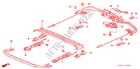 DACHGLEITTEILE für Honda ACCORD TOURER 2.4 EXECUTIVE 5 Türen 6 gang-Schaltgetriebe 2006