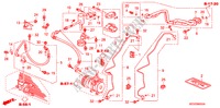 KLIMAANLAGE(SCHLAEUCHE/LEITUNGEN) (LH) (DIESEL) für Honda ACCORD TOURER 2.2 SPORT 5 Türen 6 gang-Schaltgetriebe 2007