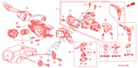 KOMBISCHALTER(LH) für Honda ACCORD TOURER 2.2 SPORT 5 Türen 6 gang-Schaltgetriebe 2007