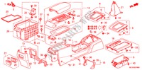 KONSOLE für Honda ACCORD TOURER 2.2 SPORT 5 Türen 6 gang-Schaltgetriebe 2007