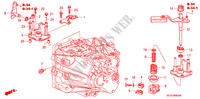 SCHALTARM(2.0L)(5MT) für Honda ACCORD TOURER 2.0 EXECUTIVE 5 Türen 5 gang-Schaltgetriebe 2006