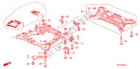 TRAEGER, VORNE/HINTERER TRAEGER (DIESEL) für Honda ACCORD TOURER 2.2 SPORT 5 Türen 6 gang-Schaltgetriebe 2007