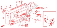 TUERVERKLEIDUNG, VORNE(RH) für Honda ACCORD TOURER 2.2 EXECUTIVE 5 Türen 6 gang-Schaltgetriebe 2006