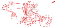 TURBOLADER(DIESEL) für Honda ACCORD TOURER 2.2 SPORT 5 Türen 6 gang-Schaltgetriebe 2007