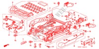 VORNE SITZKOMPONENTEN (L.)(VOLLE LEISTUNG, SITZ) für Honda ACCORD TOURER 2.4 EXECUTIVE 5 Türen 6 gang-Schaltgetriebe 2008