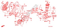 WASSERPUMPE(2.0L) für Honda ACCORD TOURER 2.0 SPORT 5 Türen 5 gang automatikgetriebe 2006