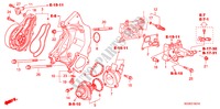 WASSERPUMPE(2.4L) für Honda ACCORD TOURER 2.4 TYPE S 5 Türen 6 gang-Schaltgetriebe 2007