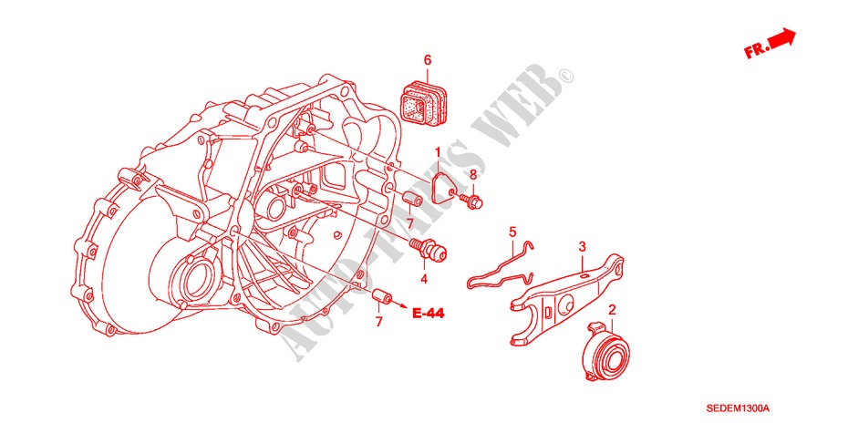 KUPPLUNGSFREIGABE(DIESEL) für Honda ACCORD TOURER 2.2 SPORT 5 Türen 6 gang-Schaltgetriebe 2006