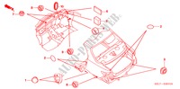 GUMMITUELLE(HINTEN) für Honda CITY LXI 4 Türen 5 gang-Schaltgetriebe 2004