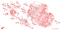 LICHTMASCHINEN STREBE für Honda CITY EXI 4 Türen 5 gang-Schaltgetriebe 2004
