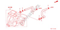 WASSERSCHLAUCH für Honda CITY LXI 4 Türen 5 gang-Schaltgetriebe 2004