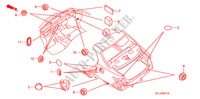 GUMMITUELLE(HINTEN) für Honda CITY 1.4 LS 4 Türen 5 gang-Schaltgetriebe 2007
