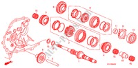 HAUPTWELLE für Honda CITY 1.4 ES CE 4 Türen 5 gang-Schaltgetriebe 2008