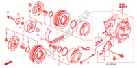 KLIMAANLAGE (KOMPRESSOR) für Honda CITY 1.4 S 4 Türen 5 gang-Schaltgetriebe 2007