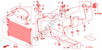 KLIMAANLAGE (SCHLAEUCHE/LEITUNGEN) (LH) für Honda CITY EXI-S 4 Türen 5 gang-Schaltgetriebe 2007