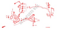 STABILISATOR, VORNE/VORNE UNTERER ARM für Honda CITY S 4 Türen 5 gang-Schaltgetriebe 2008