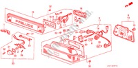 HECKLEUCHTE/RUECKFAHRLEUCHTE (PGM FI) für Honda PRELUDE 2.0SI 2 Türen 5 gang-Schaltgetriebe 1986