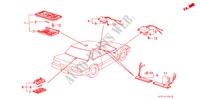INNENLEUCHTE für Honda PRELUDE 2.0I-16 2 Türen 5 gang-Schaltgetriebe 1987
