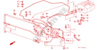 KLIMAANLAGE (SCHLAEUCHE/LEITUNGEN) für Honda PRELUDE EX 2 Türen 5 gang-Schaltgetriebe 1986