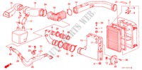 LUFTFILTER(PGM FI) für Honda PRELUDE 2.0SI 2 Türen 5 gang-Schaltgetriebe 1987