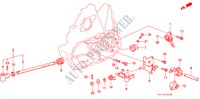 SCHALTSTANGE/SCHALTHEBELHALTERUNG für Honda PRELUDE 2.0I-16 2 Türen 5 gang-Schaltgetriebe 1987