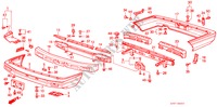 STOSSTANGE(4) für Honda PRELUDE 2.0SI 2 Türen 4 gang automatikgetriebe 1986
