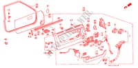 TUERVERKLEIDUNG für Honda PRELUDE EX 2 Türen 5 gang-Schaltgetriebe 1987