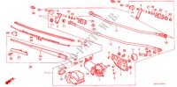 WINDSCHUTZSCHEIBENWISCHER für Honda PRELUDE 2.0I-16 2 Türen 5 gang-Schaltgetriebe 1986