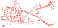 ZULEITUNGSROHR/RUECKFUEHRUNGSROHR (PGM FI) für Honda PRELUDE 2.0SI 2 Türen 5 gang-Schaltgetriebe 1987