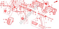 BREMSPEDAL/KUPPLUNGSPEDAL(1) für Honda PRELUDE 2.0EX 2 Türen 4 gang automatikgetriebe 1988